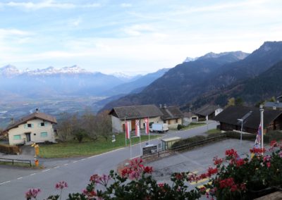 Vue des Alpes depuis l'hôtel de Torgon