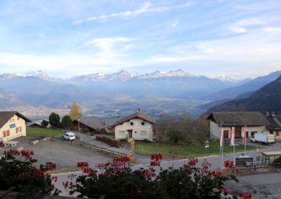 Vue des Alpes depuis l'hôtel de Torgon