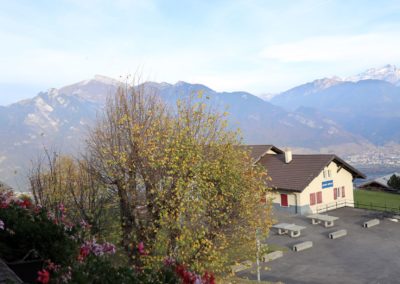 Vue des Alpes depuis l'hôtel de Torgon